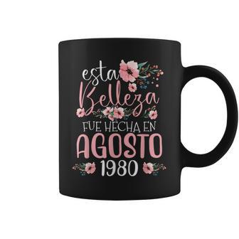 Hecha En Agosto 1980 Regalo 46 Años Cumpleaños Taza de café - Regaloses