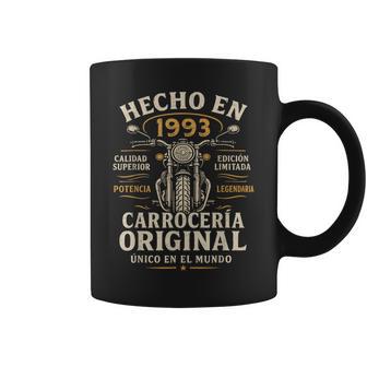 Hecho En 1993 33 Años Cumpleaños Moto Biker Hombre Motero Taza de café - Regaloses