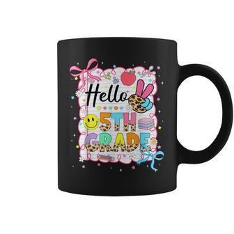 Hello 5Th Grade Fifth Coquette First Day Of School Girl Kid Coffee Mug - Thegiftio UK