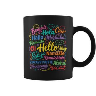 Hello In Different Languages World Diversity Coffee Mug | Seseable UK