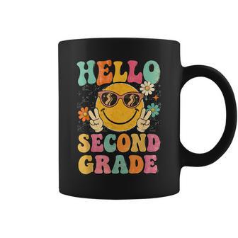Hello Second Grade Groovy First Day Of School 2Nd Grade Team Coffee Mug - Thegiftio UK