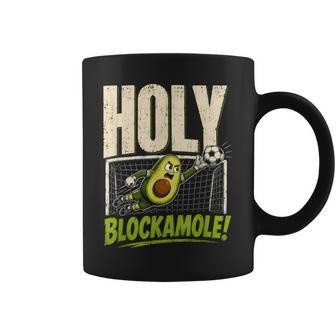 Holy Blockamole Divertido Portero Aguacate Fútbol Meme Broma Taza de café - Regaloses