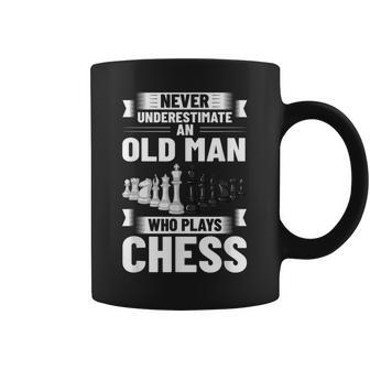Hombre Jugador De Tablero De Ajedrez Juego De Apertura Taza de café - Regaloses