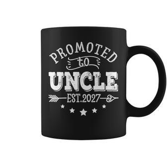Hombres Que Prontoerán Papá Ascendidos A Tío Est 2027 Manga Larga Taza de café - Regaloses