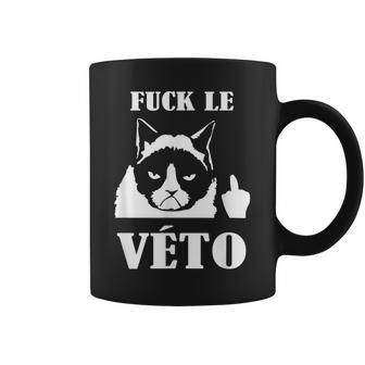 Homme Cadeau Chat Humour Rigolo Fuck Catétérinaire Tasse - Cadeauxyz