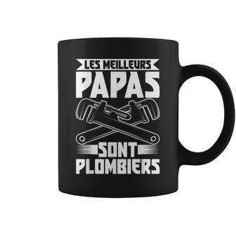 Homme Les Meilleurs Papasont Plombiers Père Cadeau Artisan Tasse - Cadeauxyz
