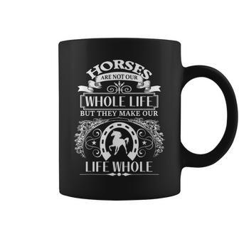 Horses All Life Horses Women Taza de café - Regaloses