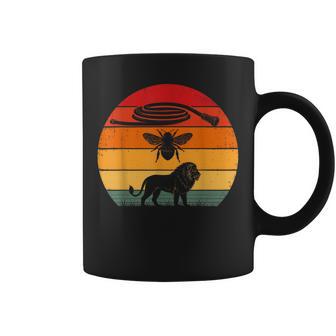 Hose Bee Lion Meme Retro Coffee Mug - Thegiftio UK