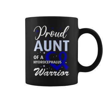 Hydrocephalus Awareness Proud Aunt Of Hydrocephalus Warrior Coffee Mug - Thegiftio UK