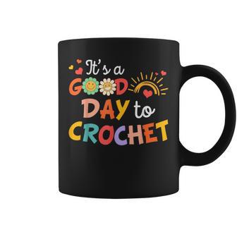 I’D Rather Be Crocheting Crocheter It's Good Day To Crochet Coffee Mug - Thegiftio UK