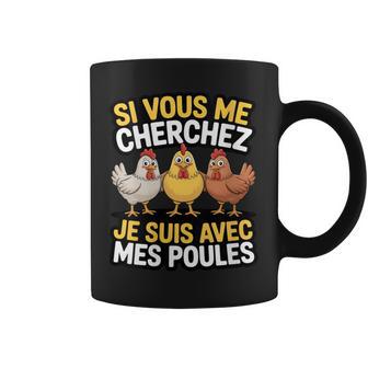 Ious Me Cherchez Jeuis Avec Mes Poules Humour Ferme Tasse - Cadeauxyz