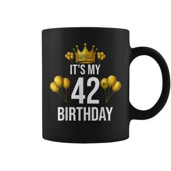 It's My 42歳の誕生日パーティー 42歳の誕生日 男性 女性 コーヒーマグ - Kawaiitshirt