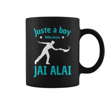 Jai Alai Jugador Chicos Fan Jai Alai Amante Cesta-Punta Bola Taza de café - Regaloses