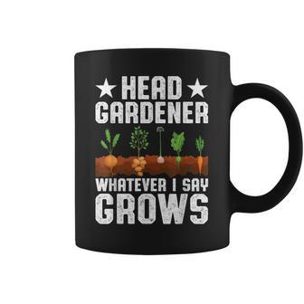 Jardinero Jefe Divertido Jardín Plantas Amante Huerto Jardinería Taza de café - Regaloses