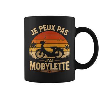 Je Peux Pas J'ai Mobylette Phrase Drôleur La Mobylette Tasse - Cadeauxyz