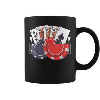 Jeu De Poker Droit Pour Joueur Tasse - Cadeauxyz
