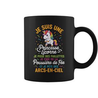 Jeuis Une Princesse Licorne Cadeau Jeune Fille Humour Ado Tasse - Cadeauxyz