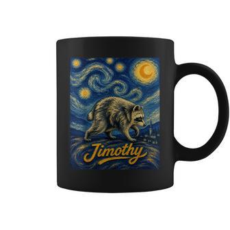 Jimothy Van Gogh Starry Night Viral Raccoon Seattle Coffee Mug - Thegiftio UK
