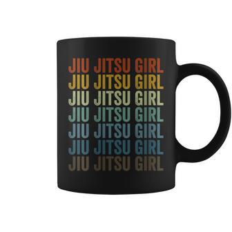 Jiu Jitsu Chica Jiu Jitsu Chica Artes Marciales Cuello Taza de café - Regaloses