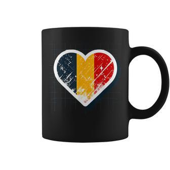 Jolie Bannière Belge En Forme De Cœur Rétro Fan De La Belgique Tasse - Cadeauxyz
