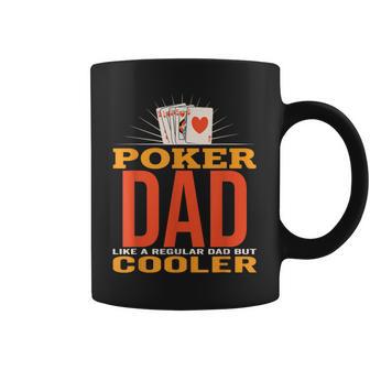 Juego De Cartas Para Papá De Póker Divertido Jugador De Cartas Para El Día Del Padre Taza de café - Regaloses