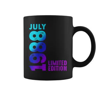 Julio 1988 Año 1988 Retro 1988Intage Edición Limitada Cuello Taza de café - Regaloses