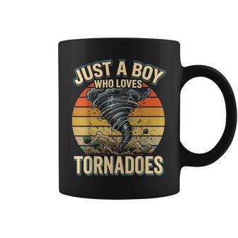 Just A Boy Who Loves Tornadoes Storm Weather Chaser Coffee Mug - Thegiftio UK