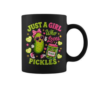 Just A Girl Who Loves Pickles Pickle Lover Coffee Mug - Thegiftio UK