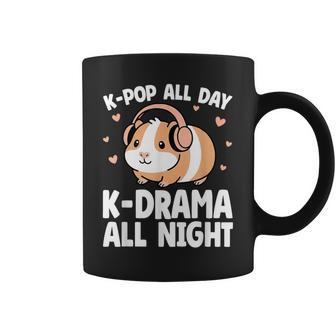 K-Pop Toute La Journée K-Drama Toute La Nuit Amateur De Théâtre Coréen Kdrama Tasse - Cadeauxyz