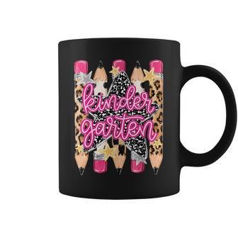 Kindergarten Leopard Pencil Star Back To School Girl Women Coffee Mug - Thegiftio UK