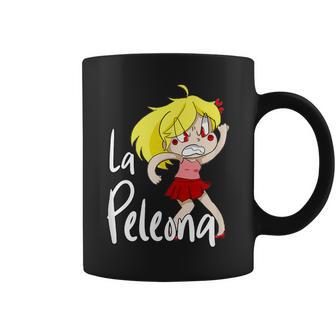 La Peleona Y La Que La Aguanta Camisa Para Parejas Taza de café - Regaloses