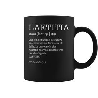 Laetitia Définition Du Nom Humoristique Personnalisée Tasse - Cadeauxyz