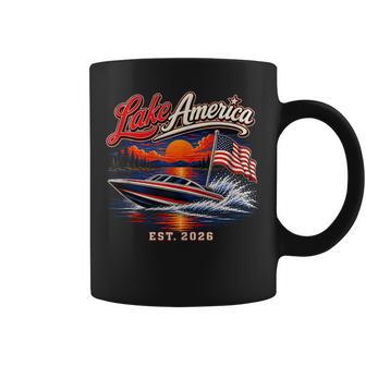Lake America Est 2026 Patriotic Lake America Apparel Coffee Mug | Seseable UK