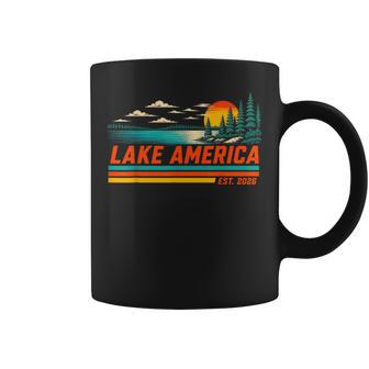Lake America Est 2026 Retro Vintage Coffee Mug | Seseable UK