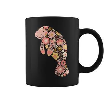 Lamantin Floral Tasse - Cadeauxyz