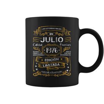 Las Leyendas Nacen Julio 1976 Cumpleaños Hombre Taza de café - Regaloses