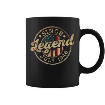 Legend Since July 1946 Vintage 80Th Birthday Classic Coffee Mug - Thegiftio UK