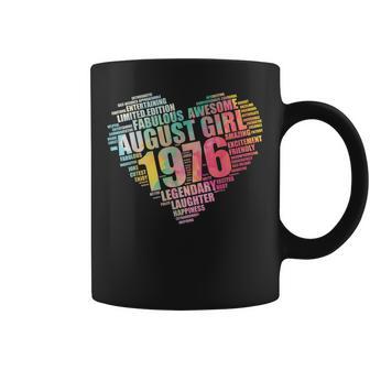 Legendaria Chica De Agosto 1976 Impresionante Fabuloso 50 Corazón Mamá Taza de café - Regaloses
