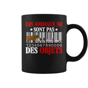 Les Animaux Neont Pas Des Objetsegan Homme Cadeau Tasse - Cadeauxyz
