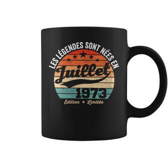 Les Légendesont Neés En Juillet 1973 53E Anniversaire Tasse - Cadeauxyz