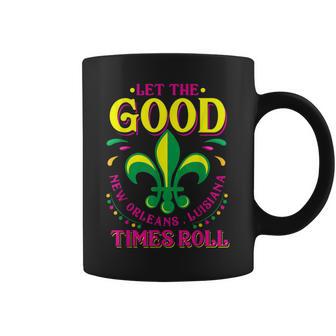 Let Good Times Roll Fête Du Mardi Gras À La Nouvelle-Orléans Tasse - Cadeauxyz