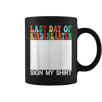 Letzter Kindergartentagign My Back Tochool Tassen - Geschenkecke