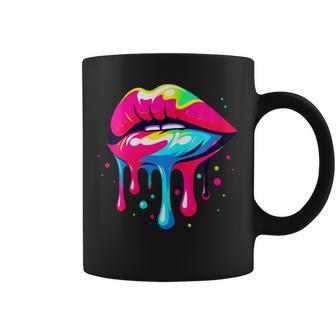 Lèvres Bouche À Baiser Costume Fête À Thème Années 90 80 Tasse - Cadeauxyz