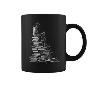Libros Dibujo Gráfico Hombres Obras De Arte Libros Taza de café - Regaloses