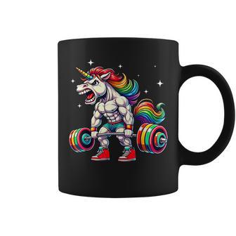 Licorne Haltérophilie Deadlift Fitness Gym Entraînement Entraînement Tasse - Cadeauxyz