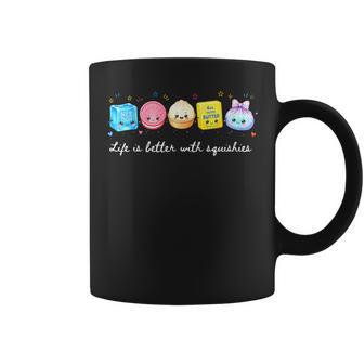 Life Is Better With Squishies Cute Food Squishies N Kids Coffee Mug - Thegiftio UK