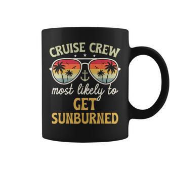 Most Likely To Get Sunburned Matching Family Cruise 2026 Coffee Mug | Seseable UK