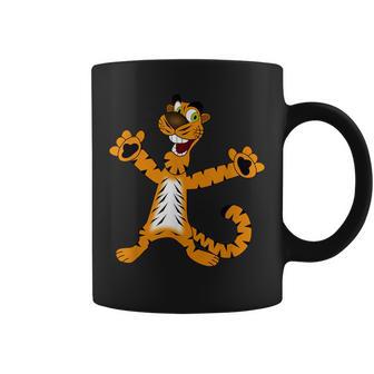 Linda Joven Bebéelva Tigre Dibujos Animados Animales Niños Niñas Regalo Taza de café - Regaloses