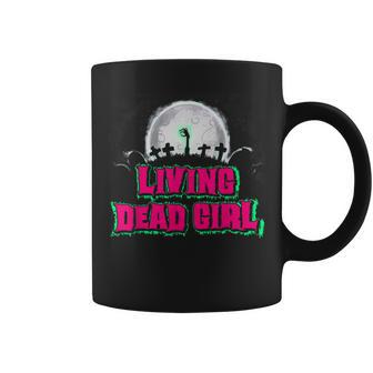 Living Dead Girl Zombie Black Horror Halloween Coffee Mug - Thegiftio UK