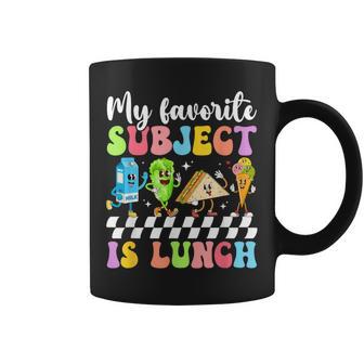 Lunch Lady Groovy School Cafeteria Worker Lunch Ladies Coffee Mug - Thegiftio UK